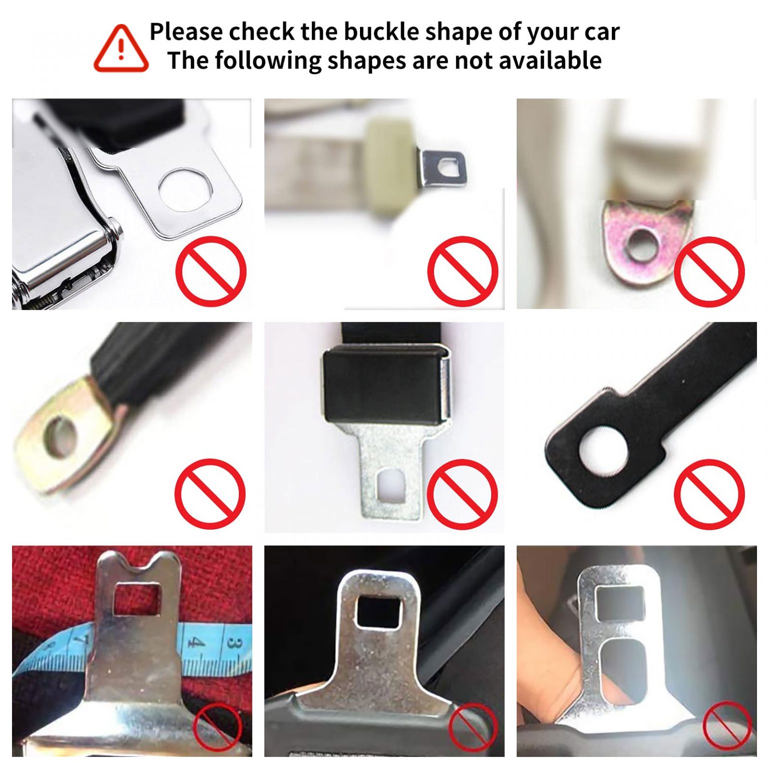 9.84 Inch Lengthening Car Rigid Seat Belt Extender Seat Belt Extender Pro