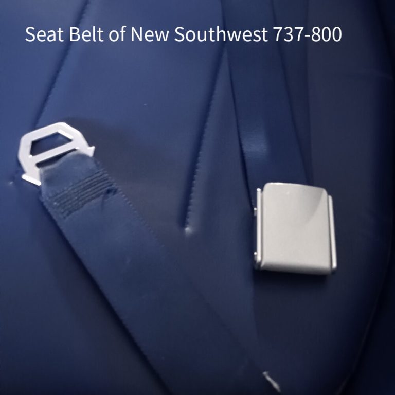 Latest Seat Belt Extender for New Southwest 737800 Airplanes