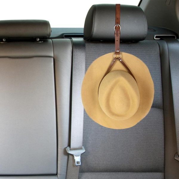 Leather Cowboy Hat Holder for Truck (2)