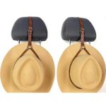 Leather Cowboy Hat Holder for Truck (3)