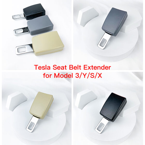Premium Tesla Seat Belt Extender for Model 3,Y,S,X