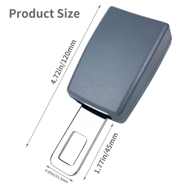 size of tesla seat belt extension